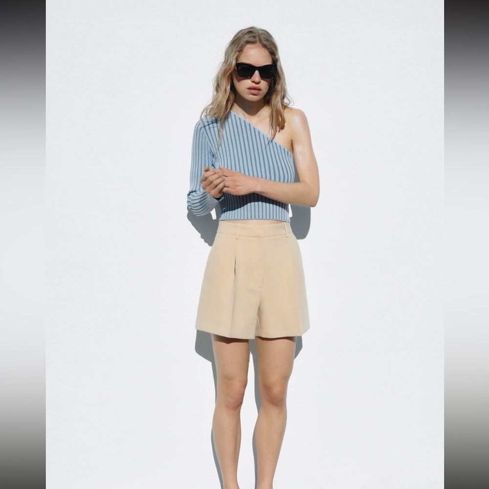 Zara high waisted shorts size L